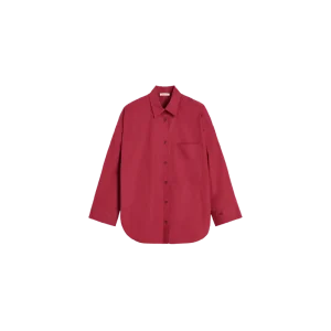By Malene Birger - Derris organic cotton shirt, cabernet