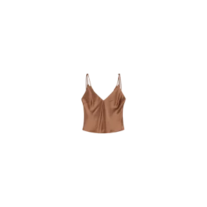 By Malene Birger - Pasca satin top, Latte Brown