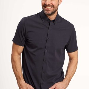 K/æ Stretch Skjorte 'Klaus' - Navy