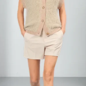 Sand Copenhagen Milena Fur Knit Beige