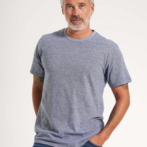 Basic Melange T-shirt - Blue Nights