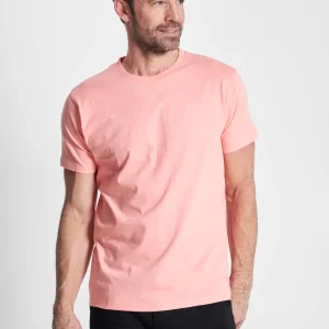 Basic T-shirt 'Fr. Havn' - Bright Coral