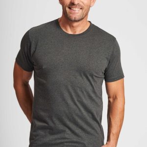 Basic T-shirt 'Fr. Havn' - Dark Grey Melange
